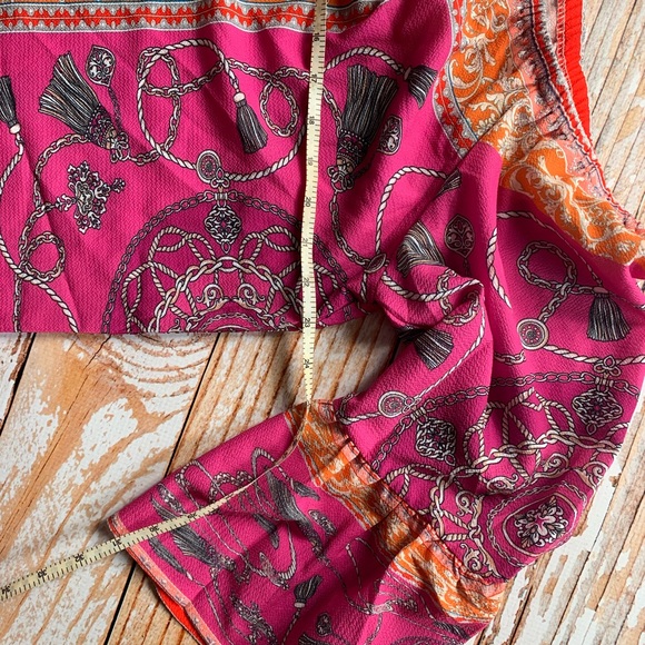 Umgee L boho off shoulder top - Picture 3 of 3